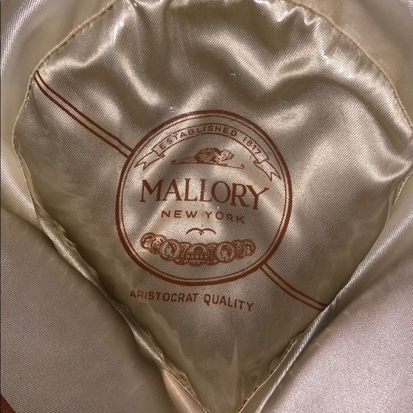 Mallory 1950s Brown Beaver Fedora (7-1/8) - Picture 9 of 12